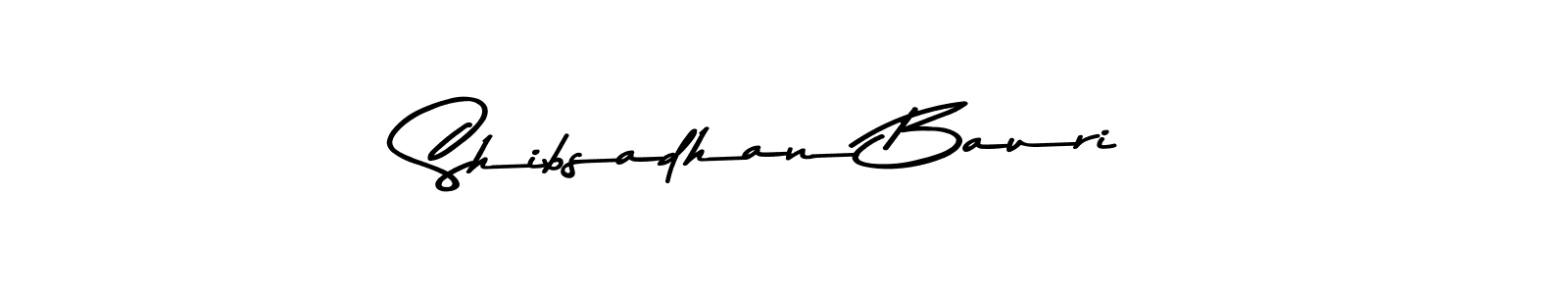 How to make Shibsadhan Bauri name signature. Use Asem Kandis PERSONAL USE style for creating short signs online. This is the latest handwritten sign. Shibsadhan Bauri signature style 9 images and pictures png