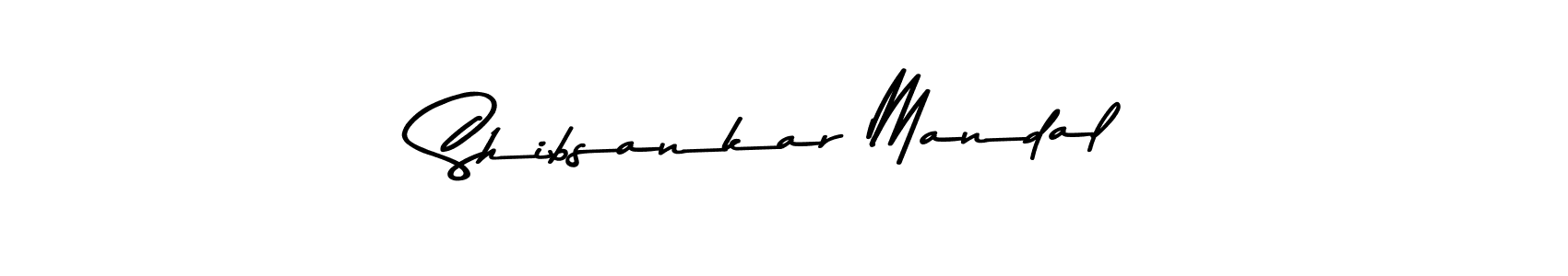 Design your own signature with our free online signature maker. With this signature software, you can create a handwritten (Asem Kandis PERSONAL USE) signature for name Shibsankar Mandal. Shibsankar Mandal signature style 9 images and pictures png