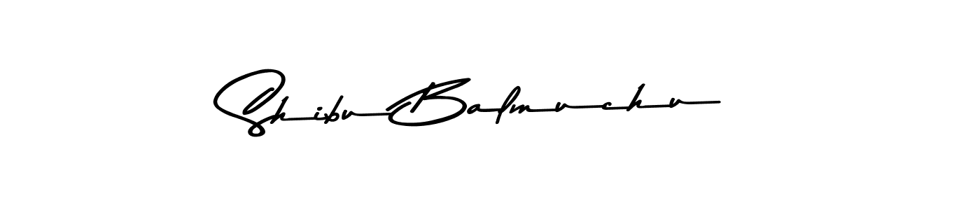 How to make Shibu Balmuchu signature? Asem Kandis PERSONAL USE is a professional autograph style. Create handwritten signature for Shibu Balmuchu name. Shibu Balmuchu signature style 9 images and pictures png