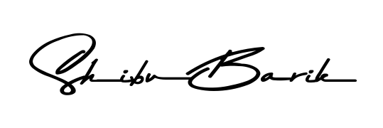 Design your own signature with our free online signature maker. With this signature software, you can create a handwritten (Asem Kandis PERSONAL USE) signature for name Shibu Barik. Shibu Barik signature style 9 images and pictures png