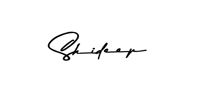 How to make Shideep name signature. Use Asem Kandis PERSONAL USE style for creating short signs online. This is the latest handwritten sign. Shideep signature style 9 images and pictures png