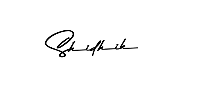 Shidhik stylish signature style. Best Handwritten Sign (Asem Kandis PERSONAL USE) for my name. Handwritten Signature Collection Ideas for my name Shidhik. Shidhik signature style 9 images and pictures png