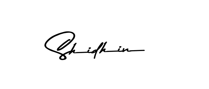 Similarly Asem Kandis PERSONAL USE is the best handwritten signature design. Signature creator online .You can use it as an online autograph creator for name Shidhin. Shidhin signature style 9 images and pictures png