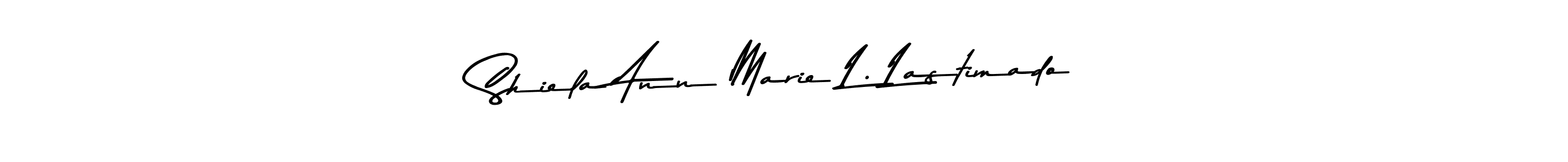 Similarly Asem Kandis PERSONAL USE is the best handwritten signature design. Signature creator online .You can use it as an online autograph creator for name Shiela Ann Marie L. Lastimado. Shiela Ann Marie L. Lastimado signature style 9 images and pictures png