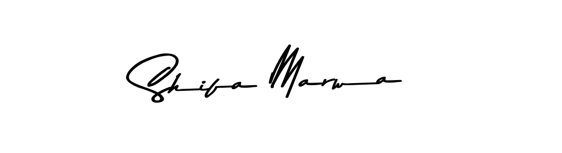 Make a beautiful signature design for name Shifa Marwa. Use this online signature maker to create a handwritten signature for free. Shifa Marwa signature style 9 images and pictures png