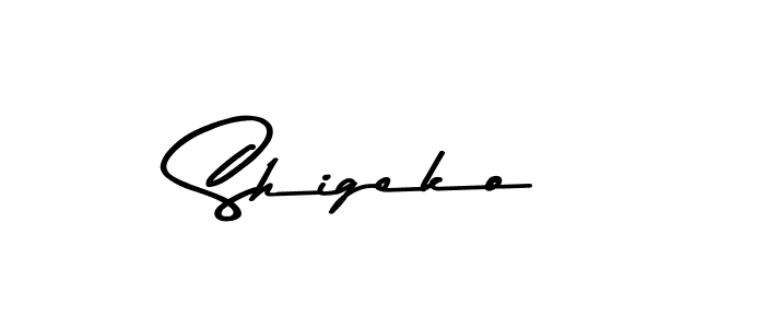 Shigeko stylish signature style. Best Handwritten Sign (Asem Kandis PERSONAL USE) for my name. Handwritten Signature Collection Ideas for my name Shigeko. Shigeko signature style 9 images and pictures png