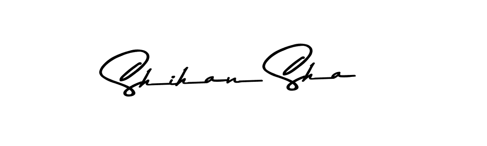 Make a beautiful signature design for name Shihan Sha. Use this online signature maker to create a handwritten signature for free. Shihan Sha signature style 9 images and pictures png