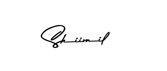Design your own signature with our free online signature maker. With this signature software, you can create a handwritten (Asem Kandis PERSONAL USE) signature for name Shiimil. Shiimil signature style 9 images and pictures png