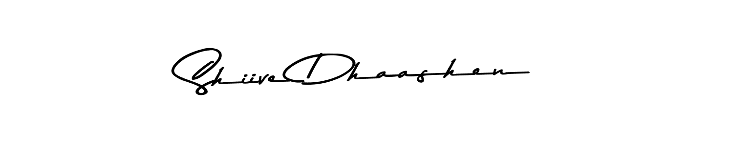 Similarly Asem Kandis PERSONAL USE is the best handwritten signature design. Signature creator online .You can use it as an online autograph creator for name Shiive Dhaashen. Shiive Dhaashen signature style 9 images and pictures png