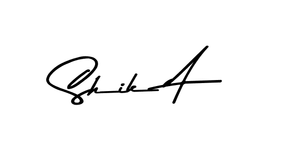 Also we have Shik A name is the best signature style. Create professional handwritten signature collection using Asem Kandis PERSONAL USE autograph style. Shik A signature style 9 images and pictures png
