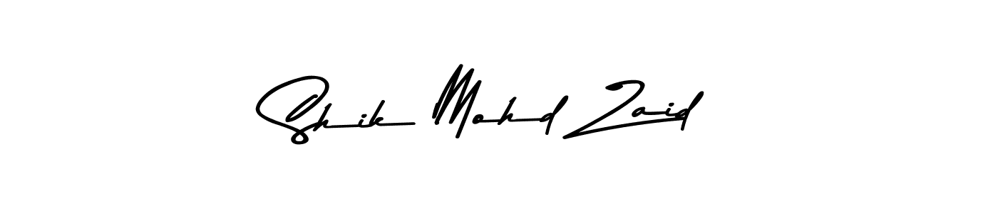 Design your own signature with our free online signature maker. With this signature software, you can create a handwritten (Asem Kandis PERSONAL USE) signature for name Shik Mohd Zaid. Shik Mohd Zaid signature style 9 images and pictures png