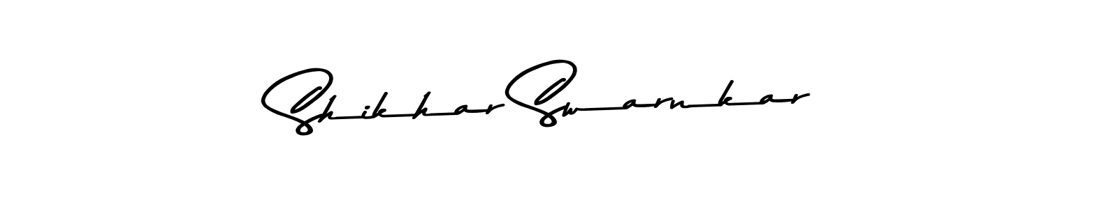 You should practise on your own different ways (Asem Kandis PERSONAL USE) to write your name (Shikhar Swarnkar) in signature. don't let someone else do it for you. Shikhar Swarnkar signature style 9 images and pictures png