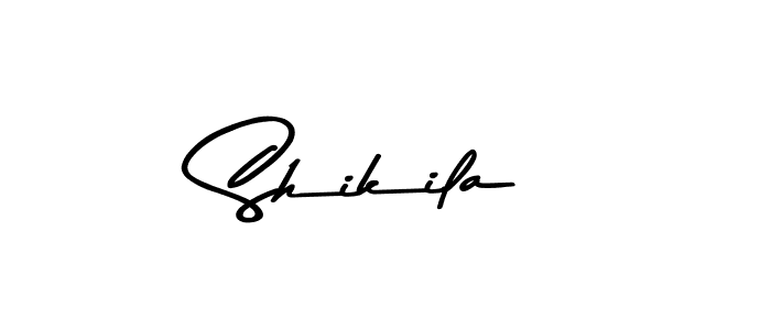 Design your own signature with our free online signature maker. With this signature software, you can create a handwritten (Asem Kandis PERSONAL USE) signature for name Shikila. Shikila signature style 9 images and pictures png