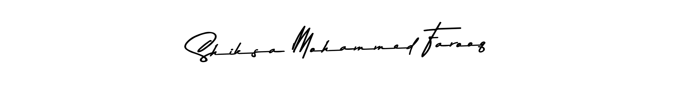 How to make Shiksa Mohammed Farooq signature? Asem Kandis PERSONAL USE is a professional autograph style. Create handwritten signature for Shiksa Mohammed Farooq name. Shiksa Mohammed Farooq signature style 9 images and pictures png