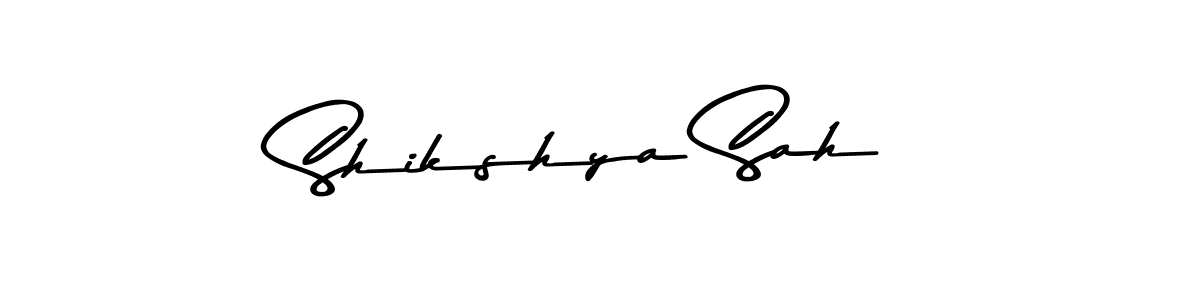 Design your own signature with our free online signature maker. With this signature software, you can create a handwritten (Asem Kandis PERSONAL USE) signature for name Shikshya Sah. Shikshya Sah signature style 9 images and pictures png