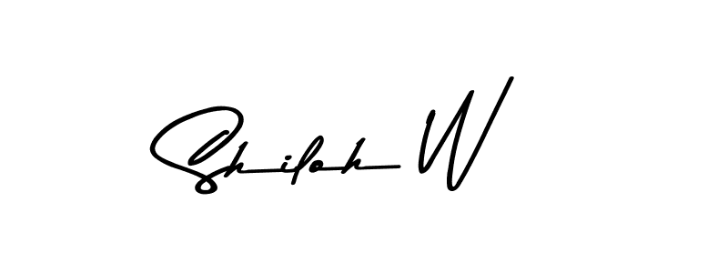 The best way (Asem Kandis PERSONAL USE) to make a short signature is to pick only two or three words in your name. The name Shiloh W include a total of six letters. For converting this name. Shiloh W signature style 9 images and pictures png