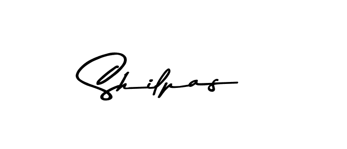 Make a beautiful signature design for name Shilpas. With this signature (Asem Kandis PERSONAL USE) style, you can create a handwritten signature for free. Shilpas signature style 9 images and pictures png