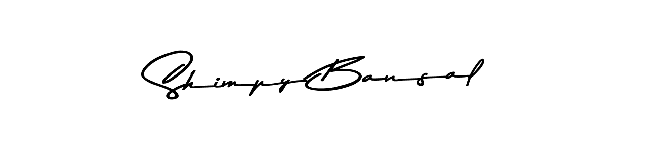 Make a beautiful signature design for name Shimpy Bansal. Use this online signature maker to create a handwritten signature for free. Shimpy Bansal signature style 9 images and pictures png