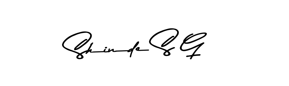Make a beautiful signature design for name Shinde S G. With this signature (Asem Kandis PERSONAL USE) style, you can create a handwritten signature for free. Shinde S G signature style 9 images and pictures png