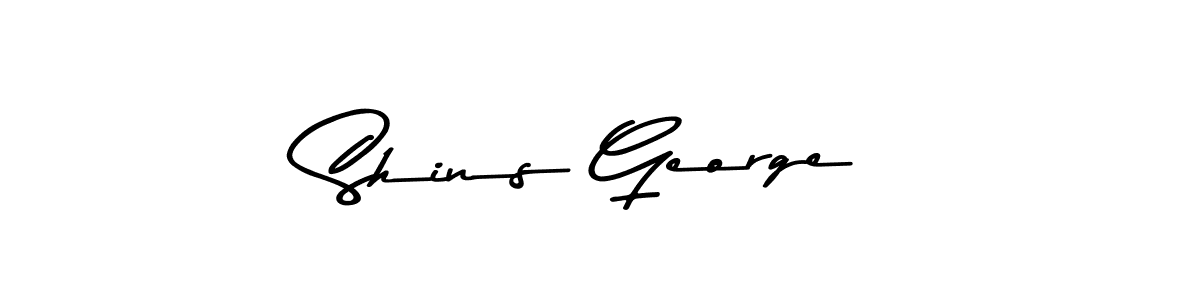 Asem Kandis PERSONAL USE is a professional signature style that is perfect for those who want to add a touch of class to their signature. It is also a great choice for those who want to make their signature more unique. Get Shins George name to fancy signature for free. Shins George signature style 9 images and pictures png