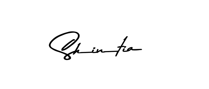 Design your own signature with our free online signature maker. With this signature software, you can create a handwritten (Asem Kandis PERSONAL USE) signature for name Shintia. Shintia signature style 9 images and pictures png