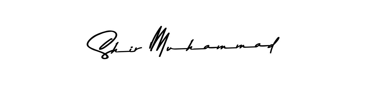 Create a beautiful signature design for name Shir Muhammad. With this signature (Asem Kandis PERSONAL USE) fonts, you can make a handwritten signature for free. Shir Muhammad signature style 9 images and pictures png