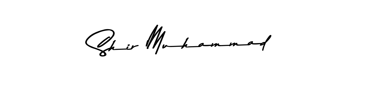 Create a beautiful signature design for name Shir Muhammad. With this signature (Asem Kandis PERSONAL USE) fonts, you can make a handwritten signature for free. Shir Muhammad signature style 9 images and pictures png