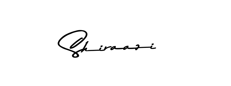 How to make Shiraazi name signature. Use Asem Kandis PERSONAL USE style for creating short signs online. This is the latest handwritten sign. Shiraazi signature style 9 images and pictures png