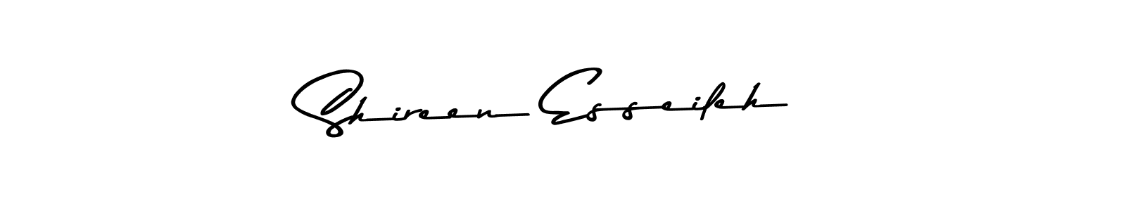 Make a beautiful signature design for name Shireen Esseileh. With this signature (Asem Kandis PERSONAL USE) style, you can create a handwritten signature for free. Shireen Esseileh signature style 9 images and pictures png