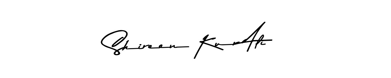 How to make Shireen Kur Ali signature? Asem Kandis PERSONAL USE is a professional autograph style. Create handwritten signature for Shireen Kur Ali name. Shireen Kur Ali signature style 9 images and pictures png
