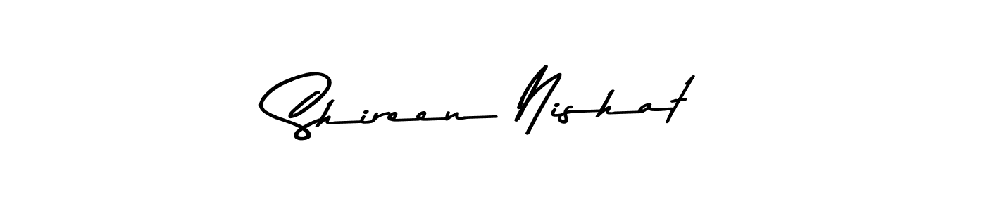 The best way (Asem Kandis PERSONAL USE) to make a short signature is to pick only two or three words in your name. The name Shireen Nishat include a total of six letters. For converting this name. Shireen Nishat signature style 9 images and pictures png