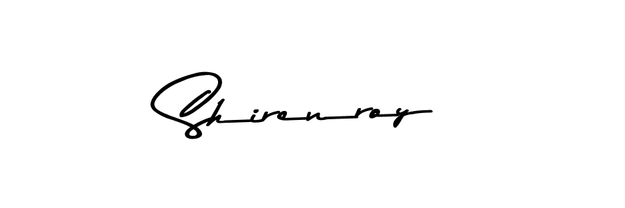 Make a beautiful signature design for name Shirenroy. Use this online signature maker to create a handwritten signature for free. Shirenroy signature style 9 images and pictures png