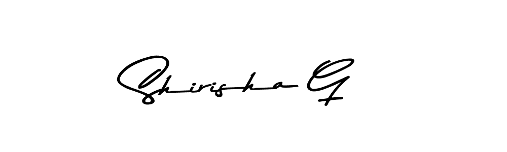 Similarly Asem Kandis PERSONAL USE is the best handwritten signature design. Signature creator online .You can use it as an online autograph creator for name Shirisha G. Shirisha G signature style 9 images and pictures png