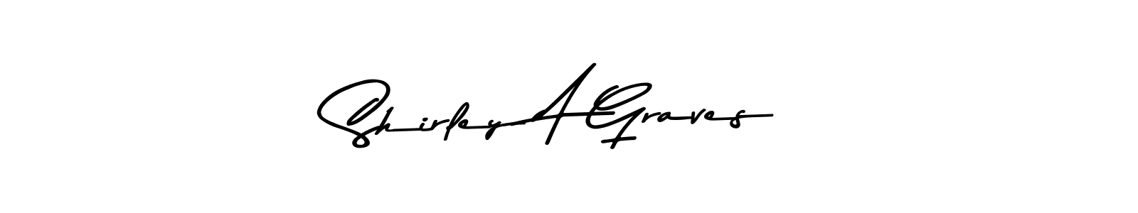 Asem Kandis PERSONAL USE is a professional signature style that is perfect for those who want to add a touch of class to their signature. It is also a great choice for those who want to make their signature more unique. Get Shirley A Graves name to fancy signature for free. Shirley A Graves signature style 9 images and pictures png