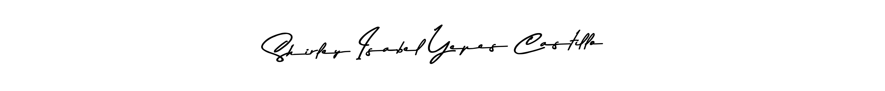 Shirley Isabel Yepes Castillo stylish signature style. Best Handwritten Sign (Asem Kandis PERSONAL USE) for my name. Handwritten Signature Collection Ideas for my name Shirley Isabel Yepes Castillo. Shirley Isabel Yepes Castillo signature style 9 images and pictures png