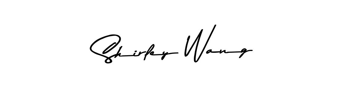 Make a beautiful signature design for name Shirley Wang. With this signature (Asem Kandis PERSONAL USE) style, you can create a handwritten signature for free. Shirley Wang signature style 9 images and pictures png