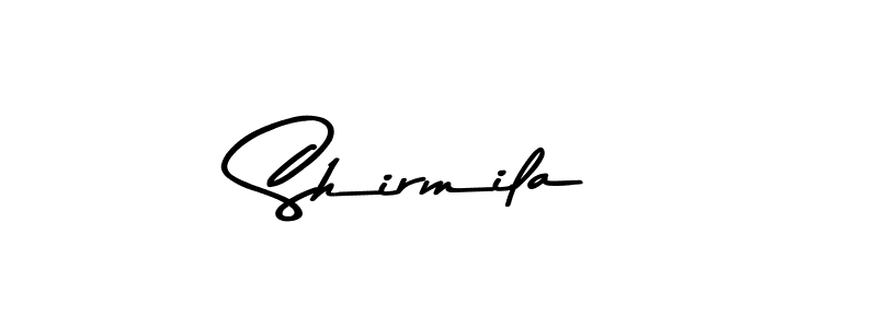 How to make Shirmila signature? Asem Kandis PERSONAL USE is a professional autograph style. Create handwritten signature for Shirmila name. Shirmila signature style 9 images and pictures png