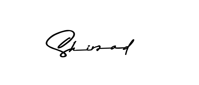 Design your own signature with our free online signature maker. With this signature software, you can create a handwritten (Asem Kandis PERSONAL USE) signature for name Shirzad. Shirzad signature style 9 images and pictures png