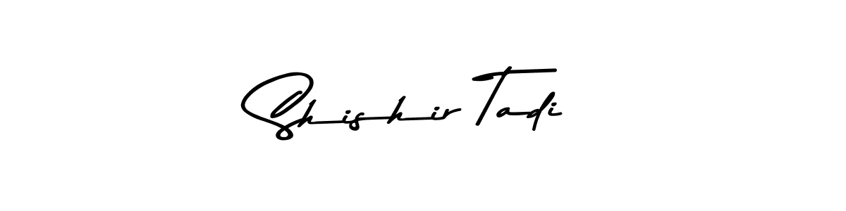 You should practise on your own different ways (Asem Kandis PERSONAL USE) to write your name (Shishir Tadi) in signature. don't let someone else do it for you. Shishir Tadi signature style 9 images and pictures png