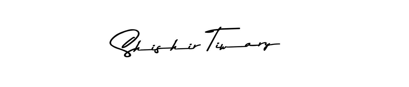 How to make Shishir Tiwary name signature. Use Asem Kandis PERSONAL USE style for creating short signs online. This is the latest handwritten sign. Shishir Tiwary signature style 9 images and pictures png