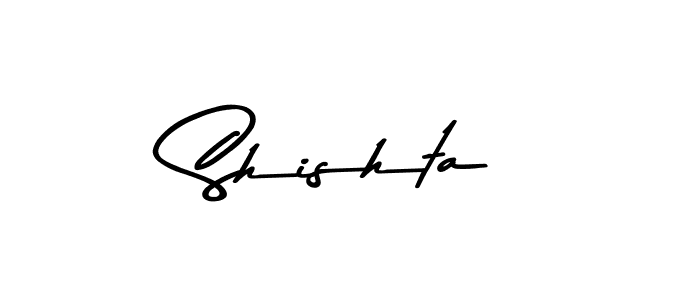 Design your own signature with our free online signature maker. With this signature software, you can create a handwritten (Asem Kandis PERSONAL USE) signature for name Shishta. Shishta signature style 9 images and pictures png