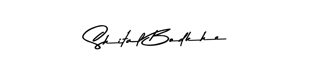 Shital Bodkhe stylish signature style. Best Handwritten Sign (Asem Kandis PERSONAL USE) for my name. Handwritten Signature Collection Ideas for my name Shital Bodkhe. Shital Bodkhe signature style 9 images and pictures png