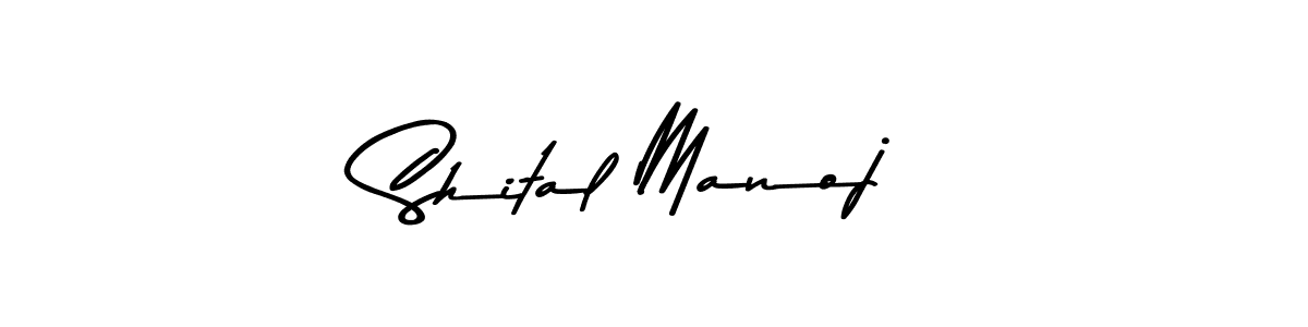 Similarly Asem Kandis PERSONAL USE is the best handwritten signature design. Signature creator online .You can use it as an online autograph creator for name Shital Manoj. Shital Manoj signature style 9 images and pictures png