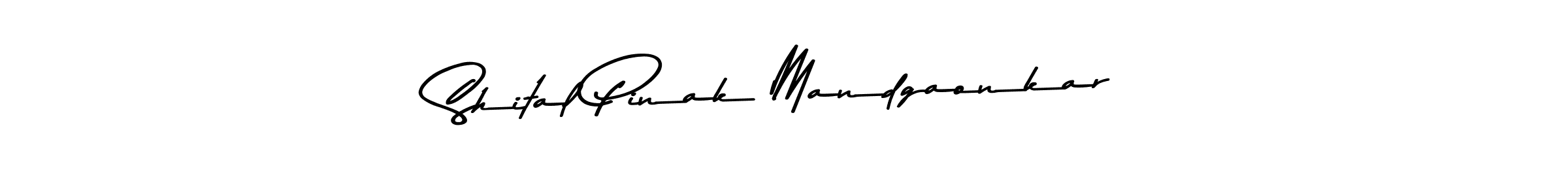 Use a signature maker to create a handwritten signature online. With this signature software, you can design (Asem Kandis PERSONAL USE) your own signature for name Shital Pinak Mandgaonkar. Shital Pinak Mandgaonkar signature style 9 images and pictures png