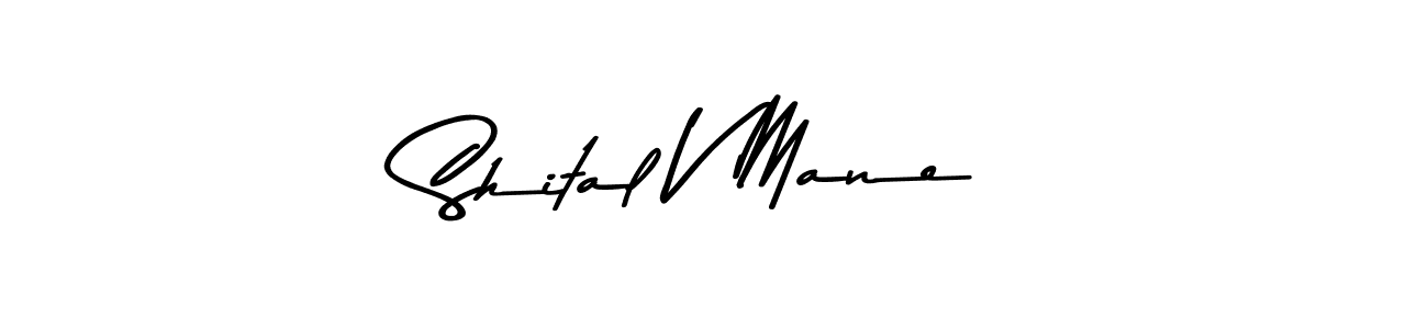 Design your own signature with our free online signature maker. With this signature software, you can create a handwritten (Asem Kandis PERSONAL USE) signature for name Shital V Mane. Shital V Mane signature style 9 images and pictures png