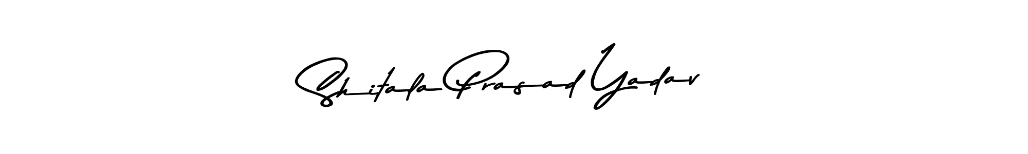 Use a signature maker to create a handwritten signature online. With this signature software, you can design (Asem Kandis PERSONAL USE) your own signature for name Shitala Prasad Yadav. Shitala Prasad Yadav signature style 9 images and pictures png