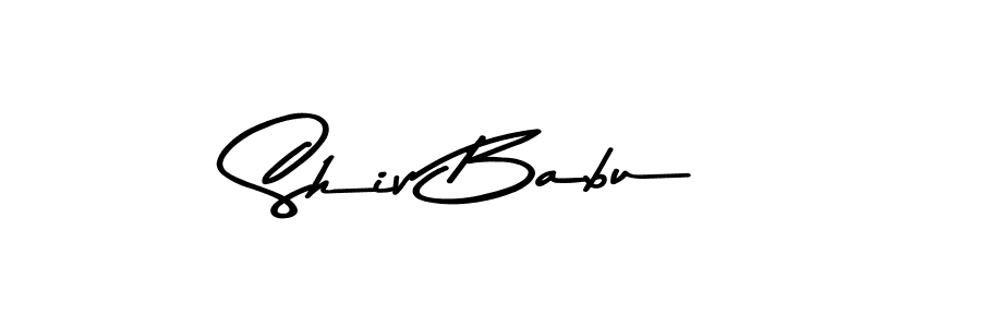 Shiv Babu stylish signature style. Best Handwritten Sign (Asem Kandis PERSONAL USE) for my name. Handwritten Signature Collection Ideas for my name Shiv Babu. Shiv Babu signature style 9 images and pictures png