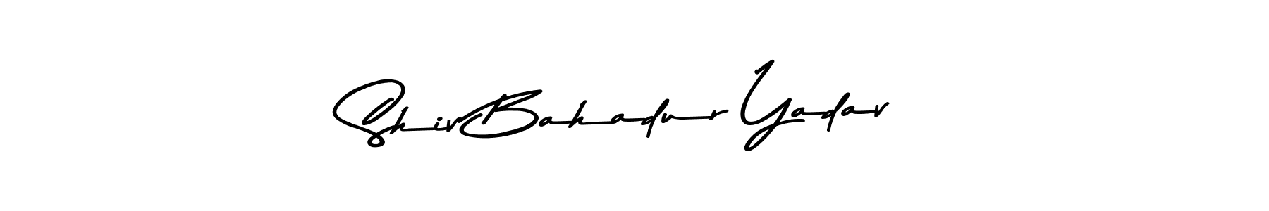 Use a signature maker to create a handwritten signature online. With this signature software, you can design (Asem Kandis PERSONAL USE) your own signature for name Shiv Bahadur Yadav. Shiv Bahadur Yadav signature style 9 images and pictures png