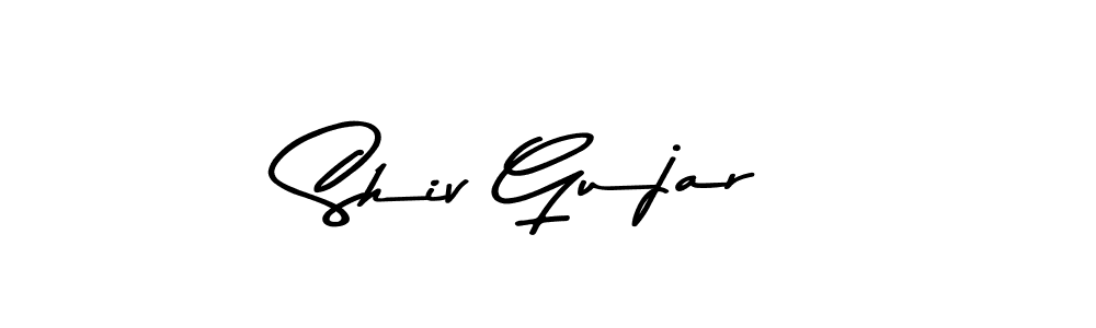 Create a beautiful signature design for name Shiv Gujar. With this signature (Asem Kandis PERSONAL USE) fonts, you can make a handwritten signature for free. Shiv Gujar signature style 9 images and pictures png