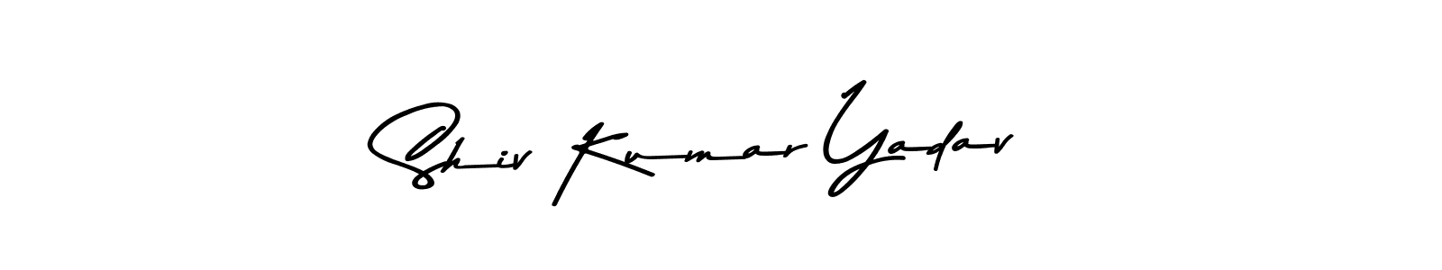 The best way (Asem Kandis PERSONAL USE) to make a short signature is to pick only two or three words in your name. The name Shiv Kumar Yadav include a total of six letters. For converting this name. Shiv Kumar Yadav signature style 9 images and pictures png